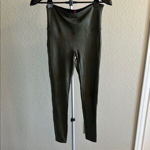 SPANX Olive High-Rise Leggings